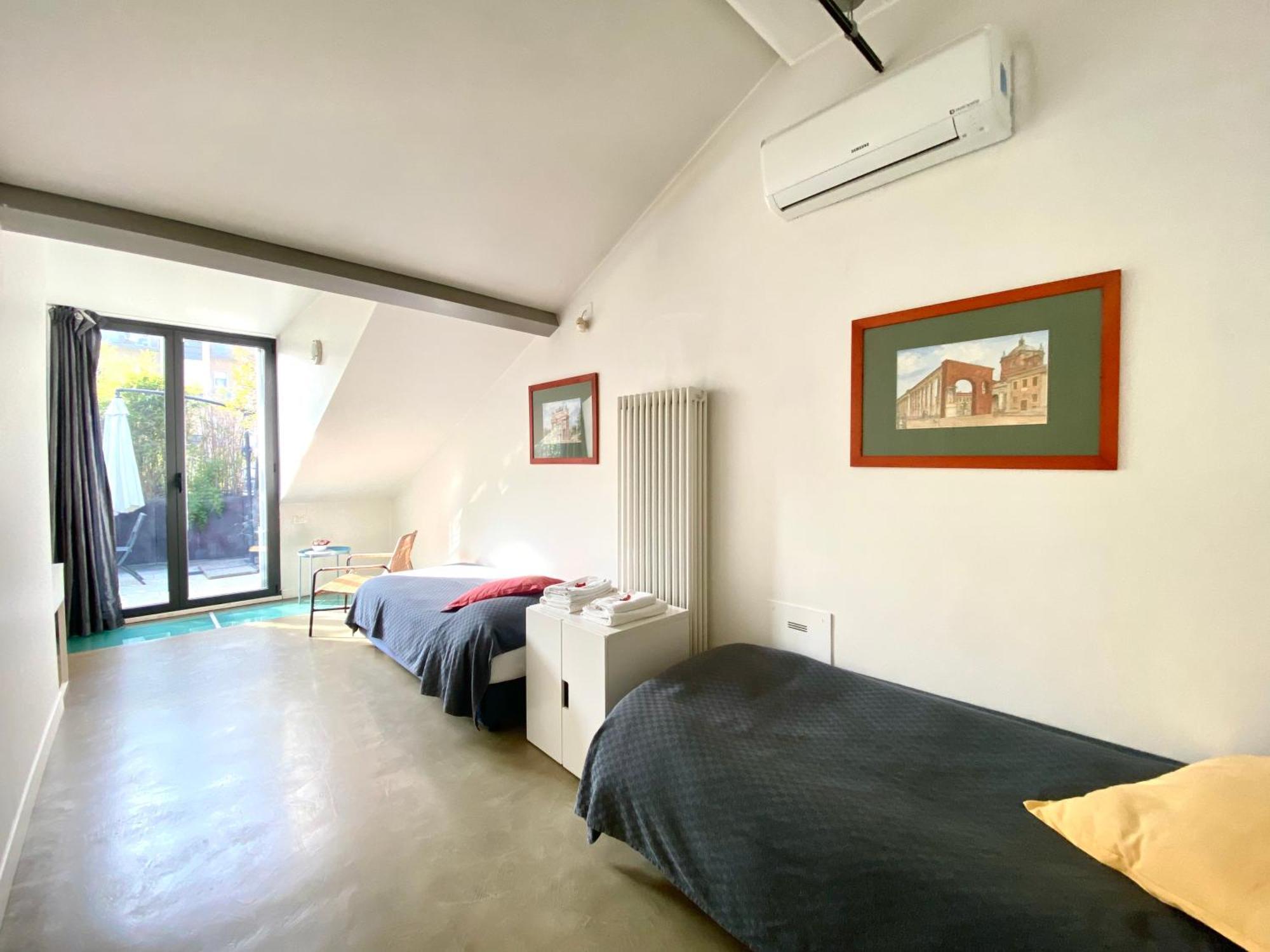 Loft Sant Ambrogio With Terrance Apartman Milánó Kültér fotó